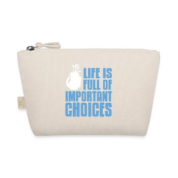 La vie est pleine de choix importants Cool Golf - Trousse biologique - nature - Devant
