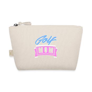 Golf Mom Awesome Retro Golfing T-Shirt Present - Organic Pouch - nature - Front