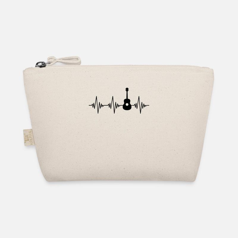 Guitar Heartbeat Organic Pouch