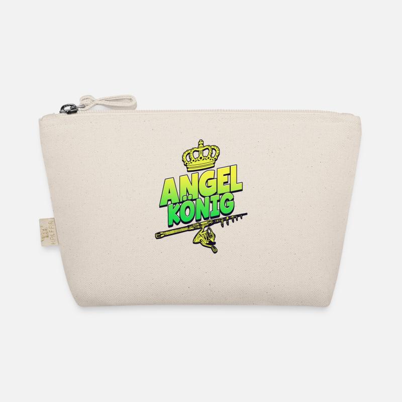 Angeln Angler - Bio-Täschchen - Natur