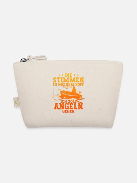 Angeln Angler - Bio-Täschchen - Natur