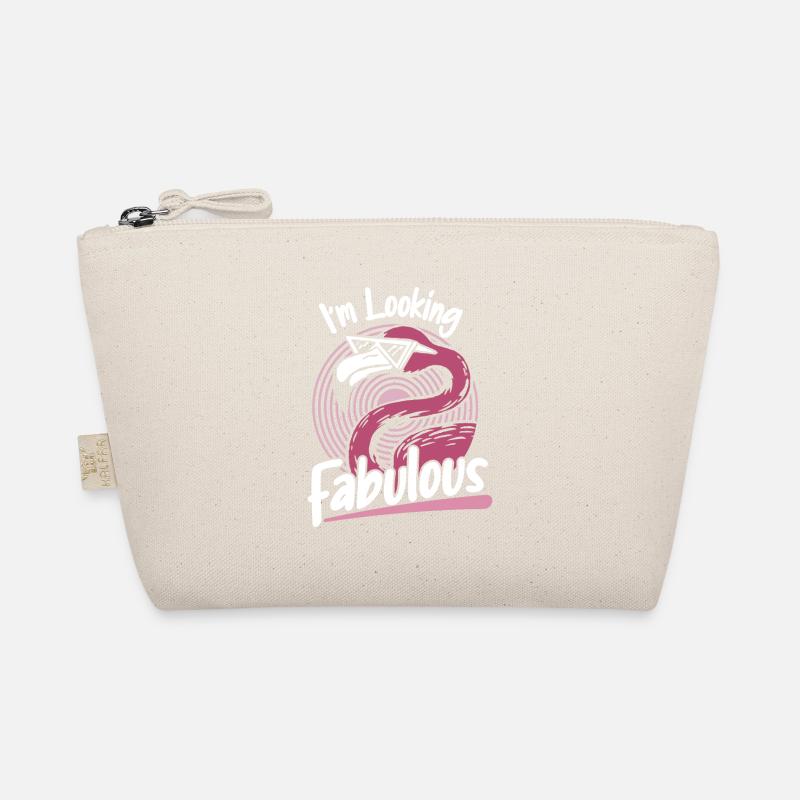 Flamingo Tier Rosa Bio-Täschchen