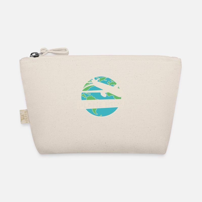Airplane First Flight Flying Organic Pouch