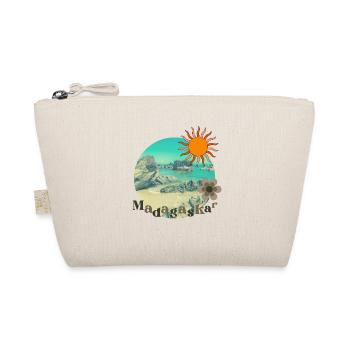Cool Retro Design Summer Beach Palms Summer - Trousse biologique - nature - Devant