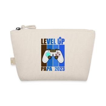 Level Up Dad 2023 Gamer Dad Geschenk Future Dad - Bio-Täschchen - Natur - Vorne