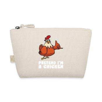 Pretend At A Chicken - Organic Pouch - nature - Front