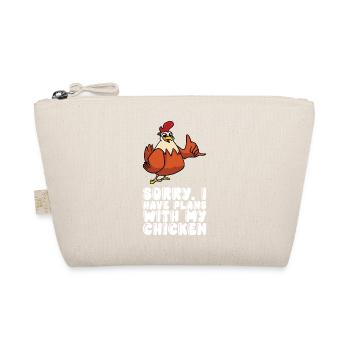 Désolé, j’ai des projets avec mon poulet - Trousse biologique - nature - Devant