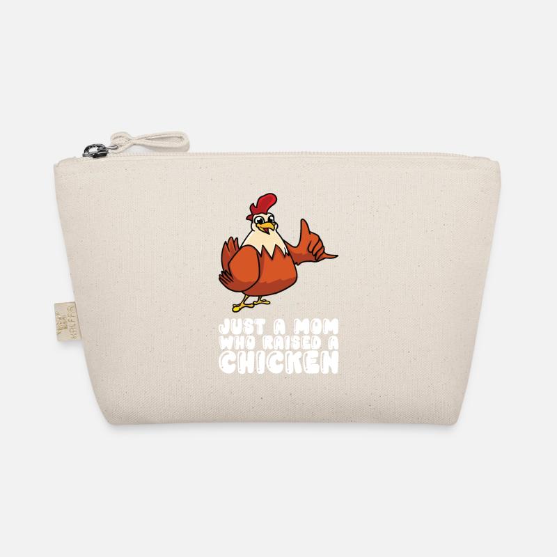 Nur Eine Mutter, Die Ein Huhn Aufgezogen Hat Bio-Täschchen