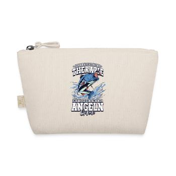 Angeln Angler - Bio-Täschchen - Natur - Vorne