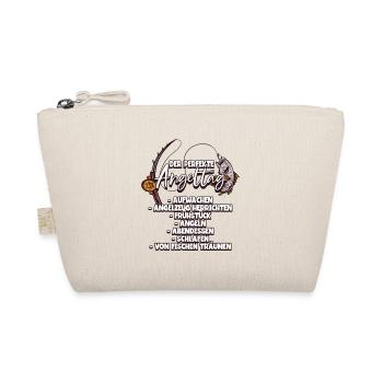 Angeln Angler - Bio-Täschchen - Natur - Vorne