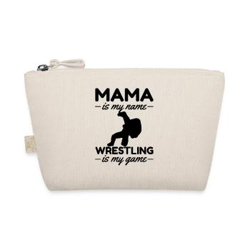 Wrestling Mama ist mein Name Wrestling ist mein - Bio-Täschchen - Natur - Vorne