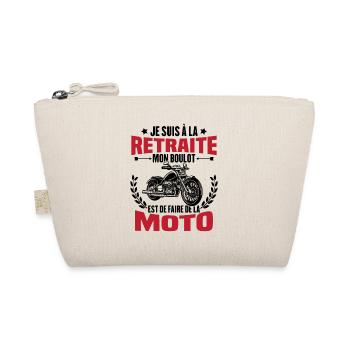 Retraite motard cadeau humour motard retraité moto - Trousse biologique - nature - Devant
