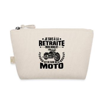Retraite motard cadeau humour motard retraité moto - Trousse biologique - nature - Devant
