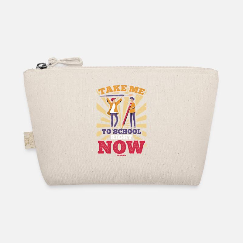 Schule Kindergarten lustiger Spruch Bio-Täschchen