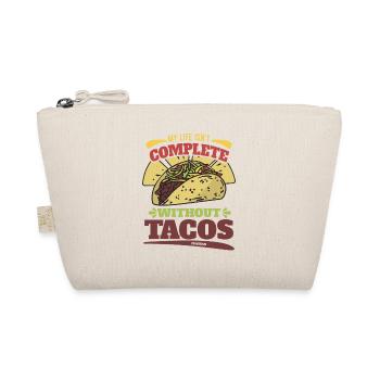 My Life Isn't Complete Without Tacos - Bio-Täschchen - Natur - Vorne