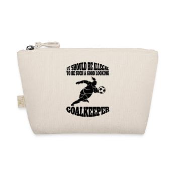 Gardien de but disant Gardienne de but Femme Gardienne de but de football - Trousse biologique - nature - Devant