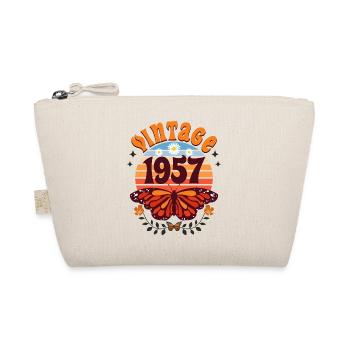 Rétro et Vintage 1957 Femme 65 Ans Anniversaire - Trousse biologique - nature - Devant