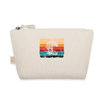 Mushroom Fungal Lover Retro Fungi Forest Gift idea - Bio-Täschchen - Natur - Vorne
