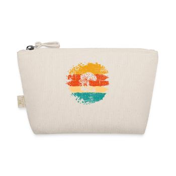 Mushroom Fungal Lover Retro Fungi Forest Gift idea - Bio-Täschchen - Natur - Vorne