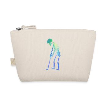 Skeleton Golfer Drôle Halloween Golfing Sport - Trousse biologique - nature - Devant
