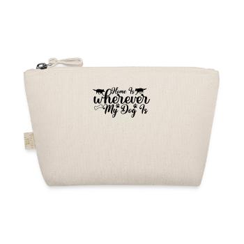 Home is wherever my dog is - Organic Pouch - nature - Front