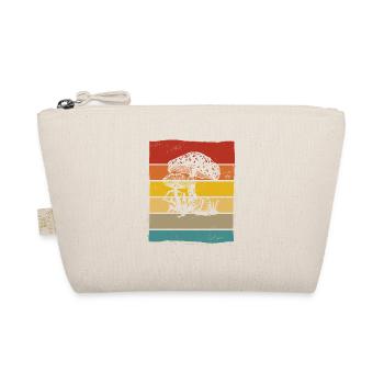 Mushroom Fungal Lover Retro Fungi Forest Gift idea - Bio-Täschchen - Natur - Vorne