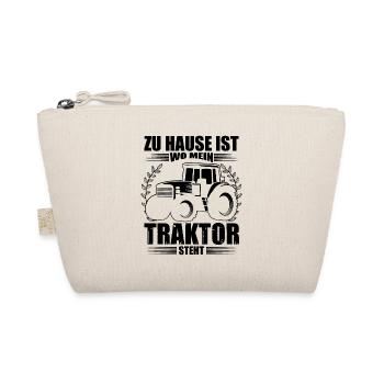Landwirt Sprüche zu Hause ist wo mein Traktor - Bio-Täschchen - Natur - Vorne