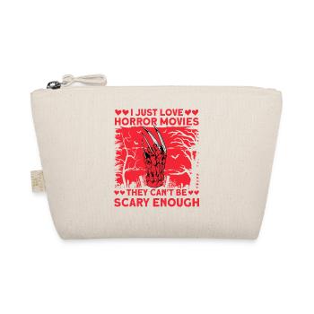 I Just Love Horror Movies - Organic Pouch - nature - Front