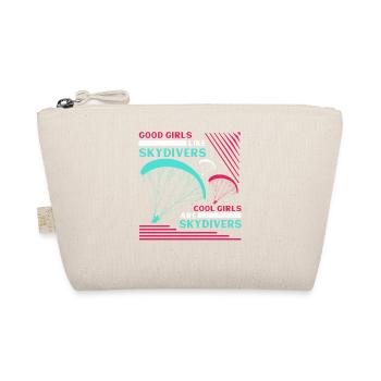Good Girls Like Skydivers Cool Girls Are Skydivers - Bio-Täschchen - Natur - Vorne