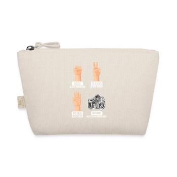 Rock Paper Scissors Funny Photography Lover Photog - Organic Pouch - nature - Front