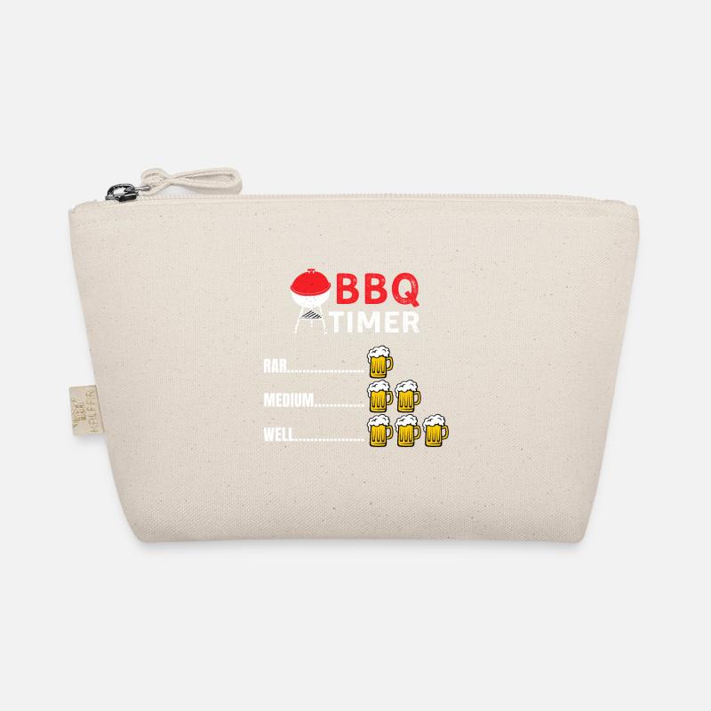 Mens Funny Grilling Shirts BBQ Timer BBQ Bio-Täschchen