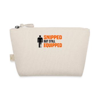 Amputated Invalid Prosthesis Handicap Wheelchair - Organic Pouch - nature - Front
