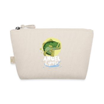 Angeln Angler - Bio-Täschchen - Natur - Vorne