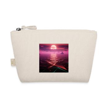 Sunset Retro - Organic Pouch - nature - Front