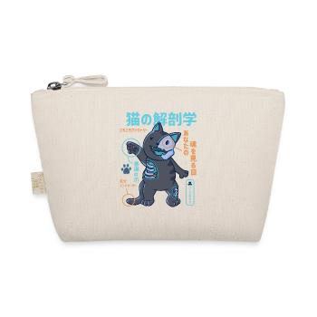 For cat lovers Anatomy of the cat in Japan - Organic Pouch - nature - Front