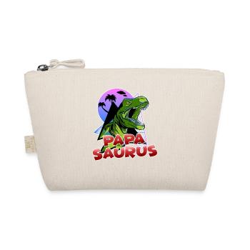 Papasaurus design pour le père pour son anniversaire - Trousse biologique - nature - Devant