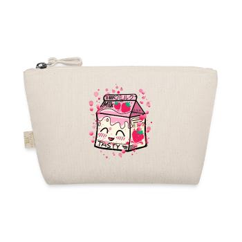 Strawberry Milk Pack kawaii - Organic Pouch - nature - Front