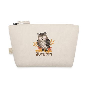 The Season Pumpkin Autumn Tree Orange Fall Leaves - Organic Pouch - nature - Front