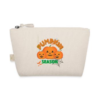 The Season Pumpkin Autumn Tree Orange Fall Leaves - Organic Pouch - nature - Front