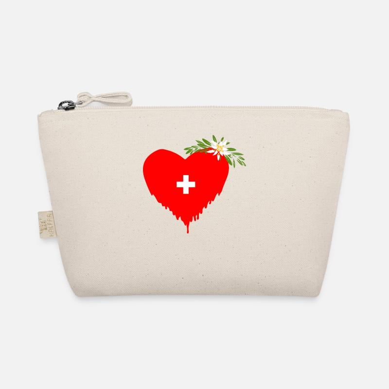 Schweizer Herz Bio-Täschchen