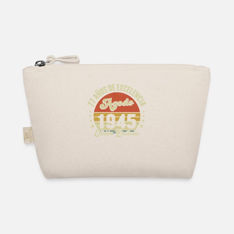 77 Ans Anniversaire Vintage Né(e) en Août 1945 Trousse biologique