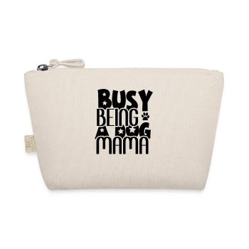 Employed as a dog mom - Organic Pouch - nature - Front