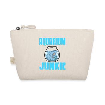 Aquarium Junkie Awesome Fishing T-Shirt Present - Bio-Täschchen - Natur - Vorne