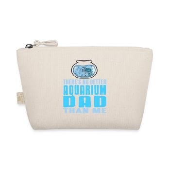 There's No Better Aquarium Dad Than Me T-Shirt - Bio-Täschchen - Natur - Vorne