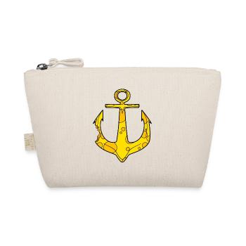 Cheese anchor funny captain - Organic Pouch - nature - Front