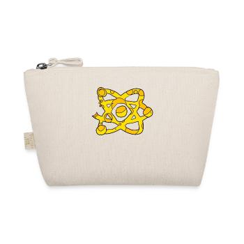 Atom Cheese Symbol Science Scientific - Organic Pouch - nature - Front