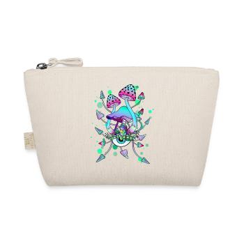 Magic Mushrooms Neon Psychedelic Shrooms - Organic Pouch - nature - Front