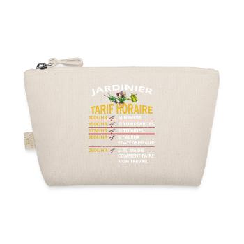 Tarif horaire Jardinier cadeau pour Jardiniers - Trousse biologique - nature - Devant