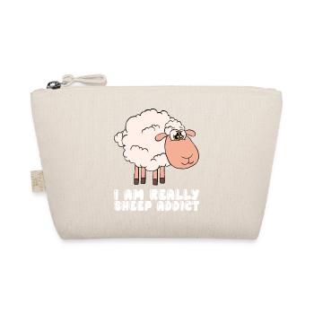 I'm really addicted to sheep - Organic Pouch - nature - Front