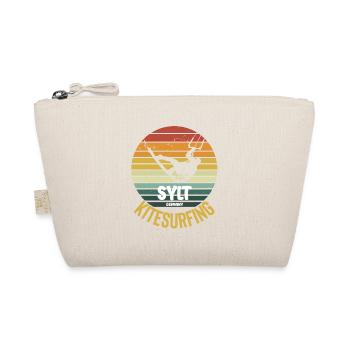 Sylt Kitesurfing Water Sports Design - Organic Pouch - nature - Front